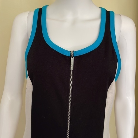 Kensie Dresses Sleeveless Color block Zipper Front Dress. Size 10. P/A1517/3 - Picture 3 of 5